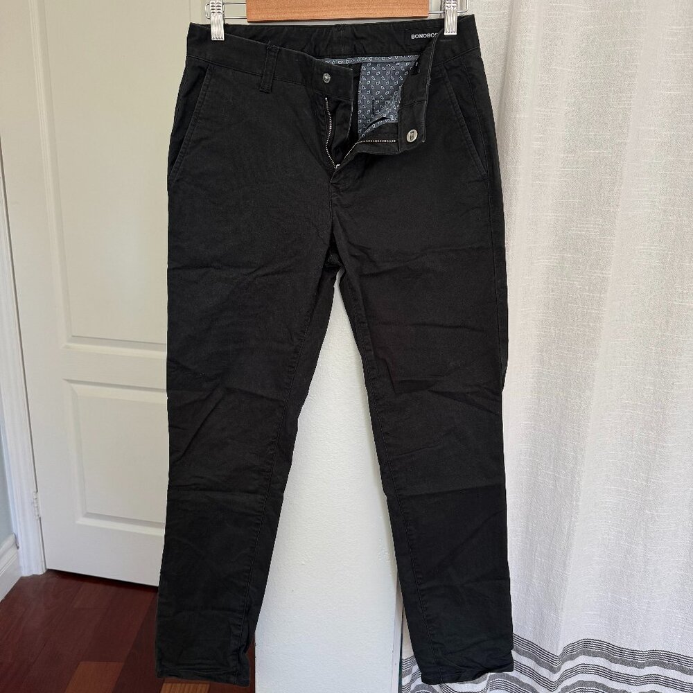 Bonobos Original Chino Jet Black 28 x 30 Slim Fit